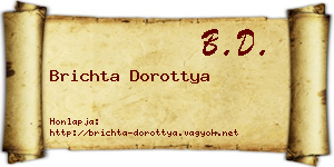 Brichta Dorottya névjegykártya